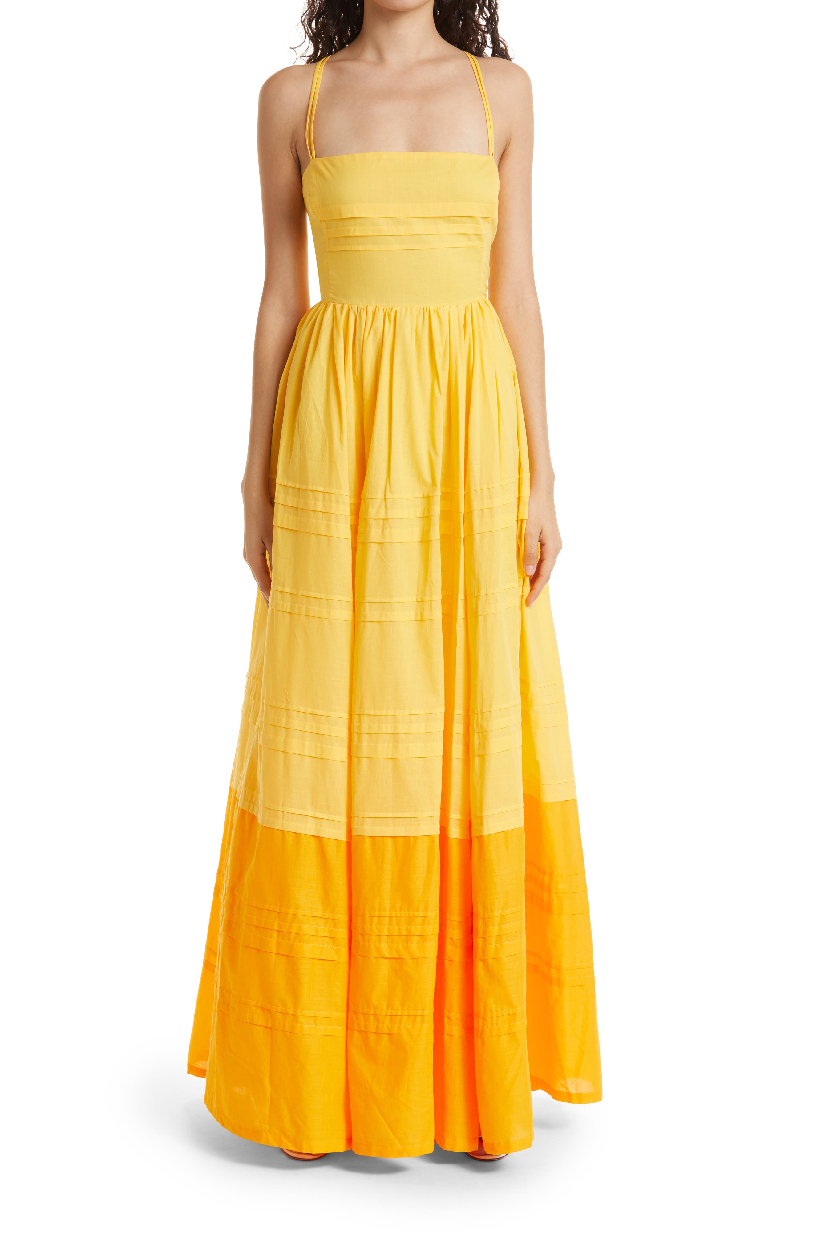 yellow maxi dress | Nordstrom